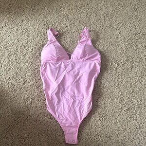 hollister pink body suit